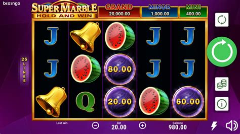 Игровой автомат Super Marble Hold and Win  играть бесплатно